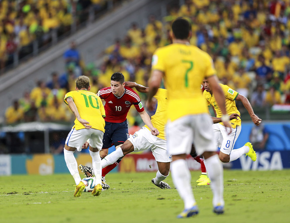 Brazil And Colombia Match At The FIFA World Cup 2014 07 04 14 