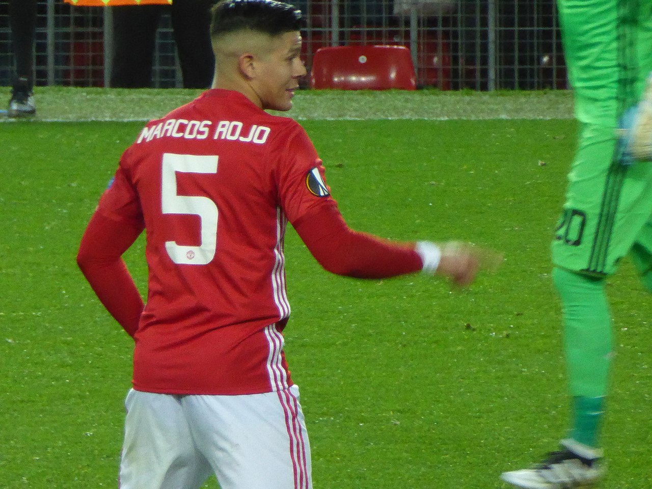Marcos Rojo stripped off shirt number 