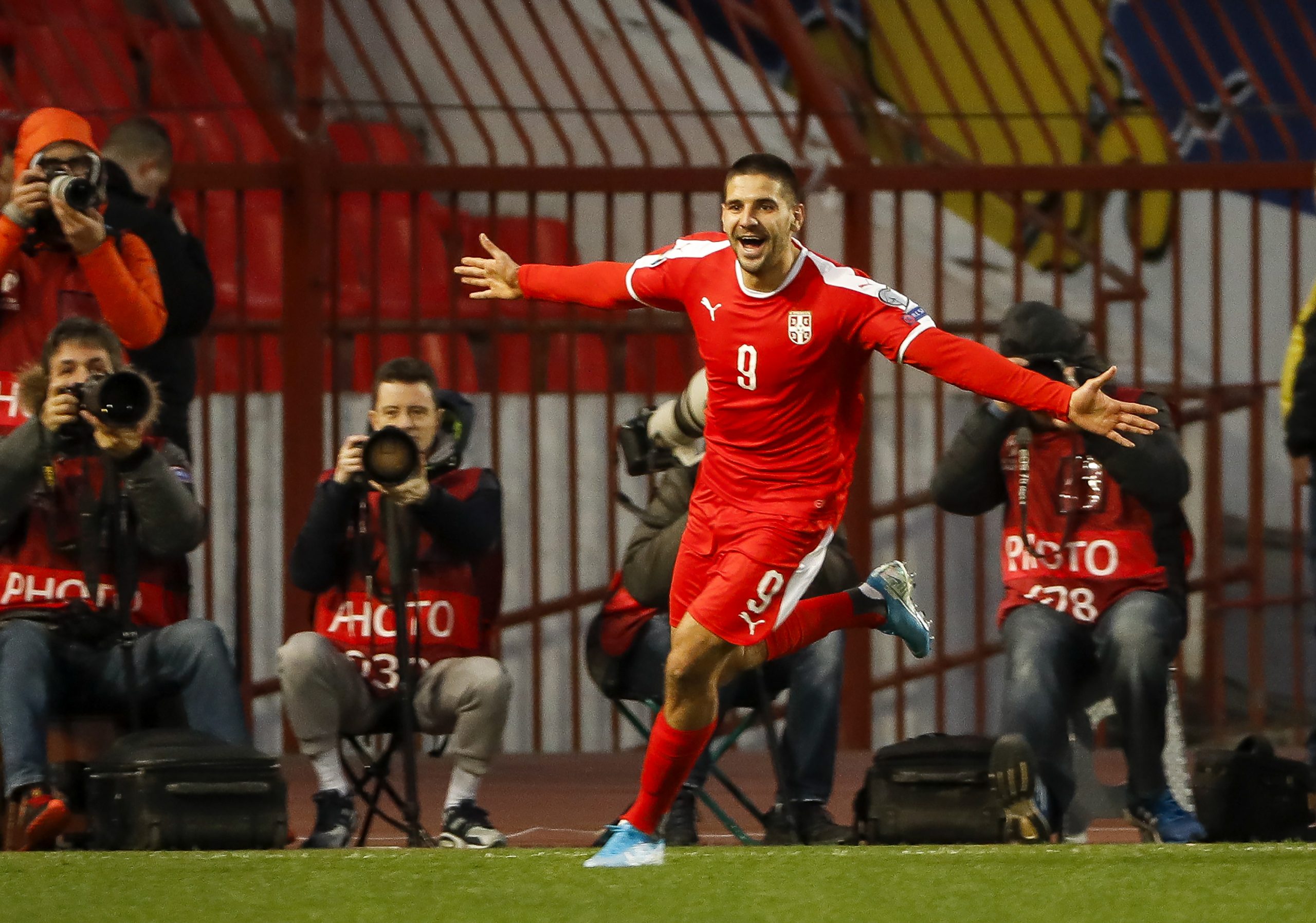 Serbia v Ukraine - UEFA Euro 2020 Qualifier Aleksandar Mitrovic