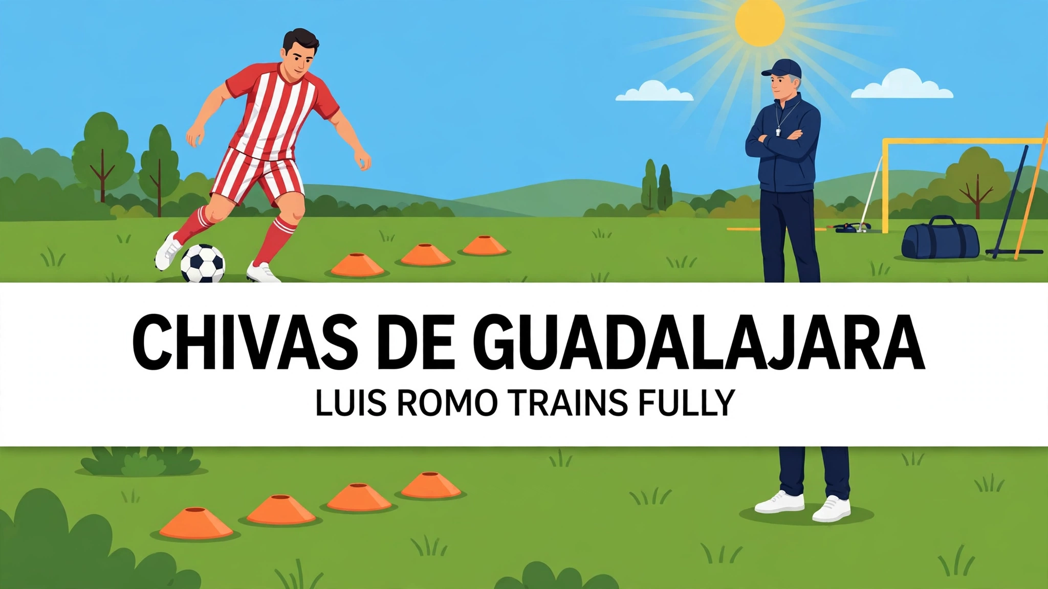 Chivas de Guadalajara training illustration